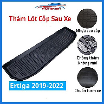 Thảm nhựa lót cốp Ertiga 2019-2020-2021-2022 nhựa dẻo dày dặn đàn hồi tốt
