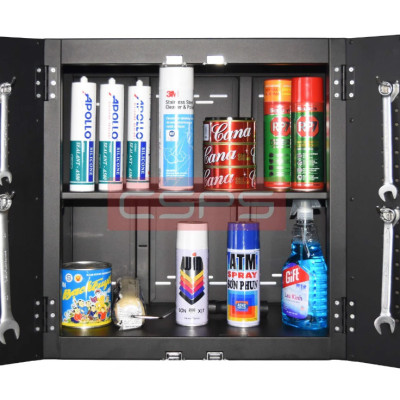 Tủ dụng cụ treo tường CSPS 61cm - 01 ngăn màu đen 61cm W x 35.5cm D x 61cm H