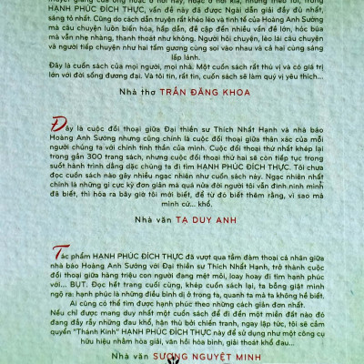 Trò Chuyện Với Thiền Sư Thích Nhất Hạnh - Hạnh Phúc Đích Thực (Tái Bản)