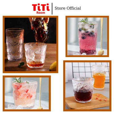 Ly thủy tinh uống rượu vang cao cấp Cốc thủy tinh chịu nhiệt cá tính 380ml