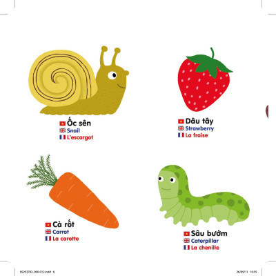 Sách Chuyển Động Thông Minh Đa Ngữ Việt - Anh - Pháp: Khu Vườn Bí Mật - Secret Garden - Le Jardin Secret