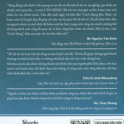 CÁCH MẠNG BẢN THÂN - Cao Công Thành