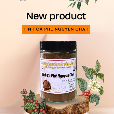 Tinh Cà Phê Nguyên Chất Baka Coffee - Hộp 100g