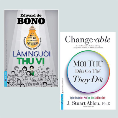 Combo Sách Kỹ Năng Sống Thay Đổi Cuộc Đời: Làm Người Thú Vị + Mọi Thứ Đều Có Thể Thay Đổi / Thay đổi cách bạn nhìn thấy bản thân mình và thế giới sẽ thay đổi cách nhìn nhận với bạn