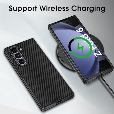 Ốp Lưng Sợi Carbon Cho Samsung Z Fold 7 / Z Fold 6, Z Fold 5 hiệu X-Level Nanofiber Chống Sốc Siêu Mỏng Chống Bám Vân Tay Bảo Vệ Camera - Hàng chính hãng