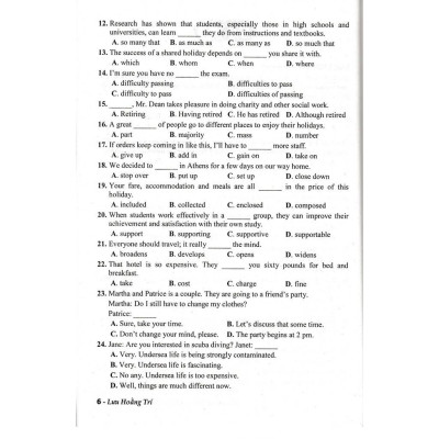 Sách Bộ Đề Thi THPT Quốc Gia Môn Tiếng Anh (Giải Chi Tiết)