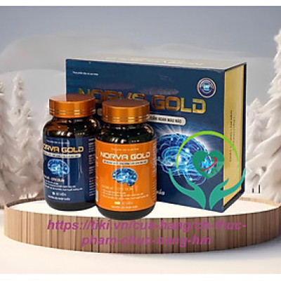 ￼Bổ não Norva Gold ( hộp 2 lọ * 30 viên), Lisse