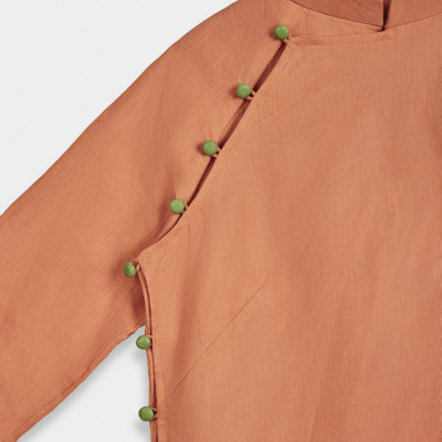 Áo Dài Raglan Linen Mơ Nghiền ADA001 thời trang thiết kế Hity