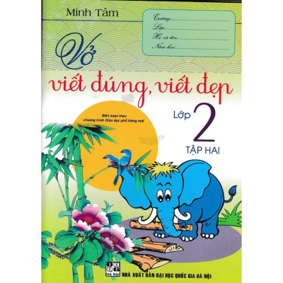 Combo Luyện Viết Chữ - Tập Viết - Vở Viết Đúng, Viết Đẹp Lớp 2 (Theo Chương Trình Giáo Dục Phổ Thông Mới) - HA