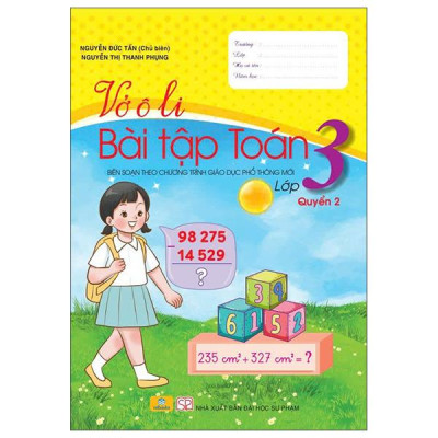 Sách - Vở Ô Li Bài Tập Toán Lớp 3 - Quyển 2