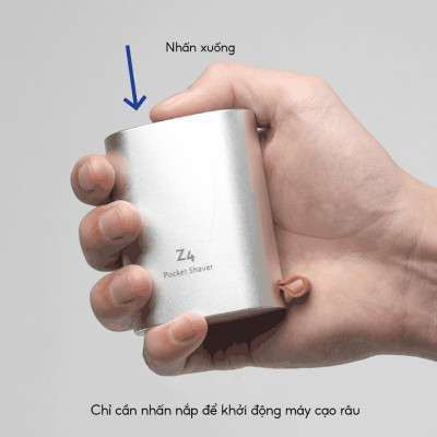 Máy cạo râu Enchen Z4 - Đầu cạo 2D ẩn, Thân nhôm chống nước IPX7, 18 lưỡi dao kép tự mài - Hàng chính hãng