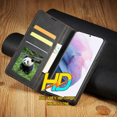 Bao Da Bò Non Dành Cho SamSung Galaxy A13 4G Chính Hãng Forwenw Có Ngăn Đựng Tiền và Thẻ - Hàng Chính Hãng