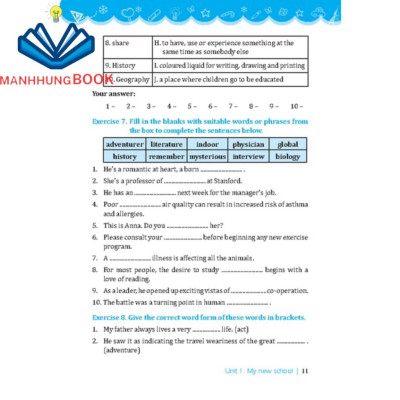 Sách - GLOBALL SUCESS - Vở bài tập tiếng anh lớp 6 tập 1 (có đáp án)