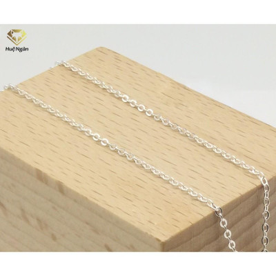 Dây chuyền bạc Ý 925 Huệ Ngân - Tim phồng xinh đính đá PP1500