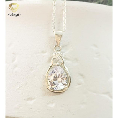 Dây chuyền bạc Ý 925 Huệ Ngân - Giọt nước PP1296