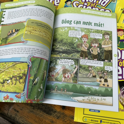 BỘ SÁCH LÀM BẠN VỚI KHOA HỌC - WORLD OF SCIENCE (Set 1 - 5 cuốn) - Karen Kwek - ZenBooks - Nhà xuất bản Dân Trí.