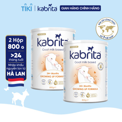 Combo 2 lon Sữa dê Kabrita số 3 cho trẻ trên 24 tháng - Lon 800g
