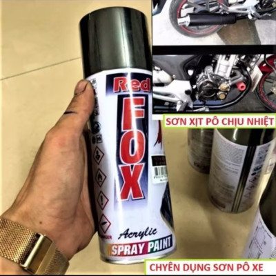 SƠN XỊT ĐEN NHÁM XỊT ỐNG XÃ Ô TÔ XE MÁY CHỊU NHIỆT ĐỘ CAO HÀNG CHUẨN CHẤT LƯỢNG 