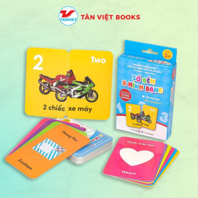 Sách - Thẻ Học Thông Minh Giúp Trẻ Nhận Biết Và Ghi Nhớ Từ Vựng - Hình Ảnh - Tân Việt Books