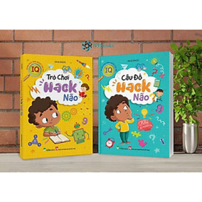 Combo 2 cuốn sách Khám phá Tiềm năng con trẻ: CÂU ĐỐ & TRÒ CHƠI HACK NÃO