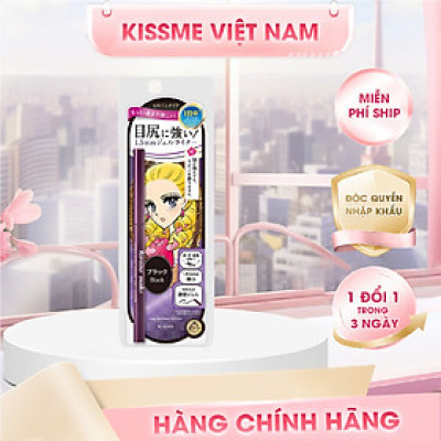 Bút Chì Gel Kẻ Mí Mắt Siêu Chống Trôi Dạng Xoay Kissme Heroine Make #01 #02