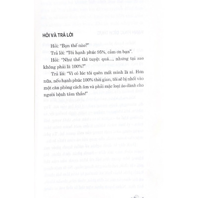 Bí Quyết Để Có 95% Thời Gian Hạnh Phúc