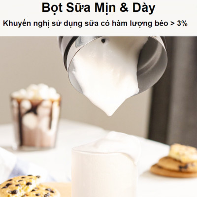 Máy tạo bọt sữa, cà phê, ca cao New Digital 5 trong 1 chuyên nghiệp. Thương hiệu Mỹ cao cấp Biolomix - BMF102E. Hàng chính hãng