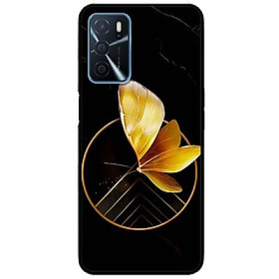 Ốp lưng dành cho Oppo A16 mẫu Vòng Tròn Bướm Vàng