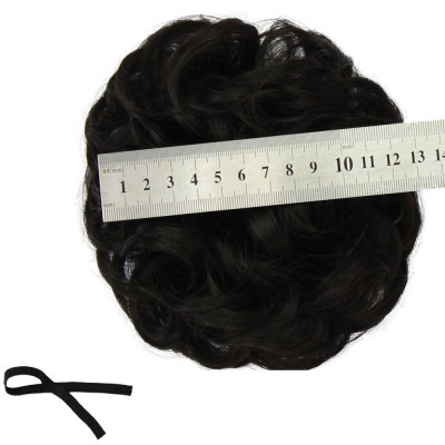 Tóc búi xoăn cột J25C, tóc dày đẹp