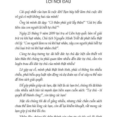 Tự Chủ - Bí Quyết Để Thành Công 