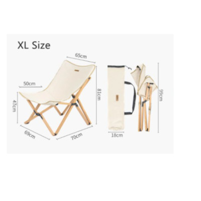 Ghế Vintage gấp gọn khung gỗ Q9E NatureHike NH19JJ008