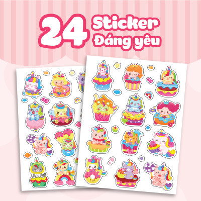 Tô màu diệu kỳ- Bữa tiệc bánh ngọt