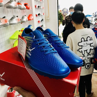 Giày đá bóng WWIKA Flash Xanh 2022 Đanh cho người lớn