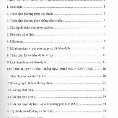Thẩm Định Phương Pháp Và Đánh Giá Độ Không Đảm Bảo Đo Trong Phân Tích Hóa Học