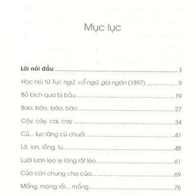 Văn Hóa Việt Nhìn Từ Tiếng Việt - Lưỡi Lươn Lẹo Lẹ Làng Lắt Léo