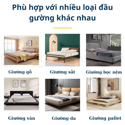 Vỏ Bọc Bảo Vệ Đầu Giường Chất Nhung Dày Dặn Co Giãn Tốt, Chống Bụi Bẩn, Va Đập Cho Trẻ Em, Người Lớn