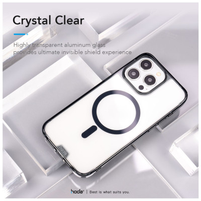 Ốp lưng cho iPhone 16 Pro Max HODA Magnetic Crystal Pro - Hàng Chính Hãng