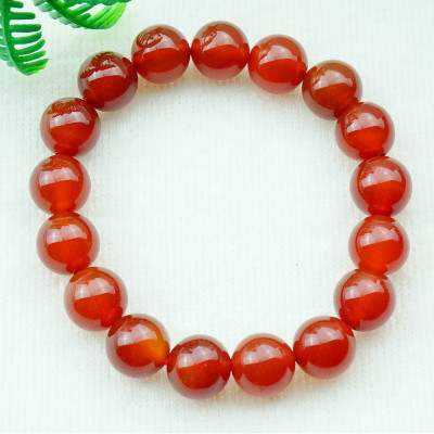 Vòng tay mã não đỏ tự nhiên 12 mm