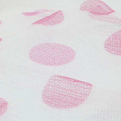 Khăn tắm tạo bọt Seiwa-pro chấm bi 28x100cm