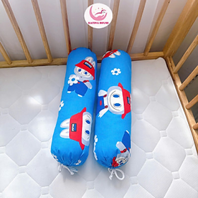 Cặp gối ôm trẻ em Katina House, dài 50cm, vải cotton TL mềm mát, thấm hút mồ hôi tốt