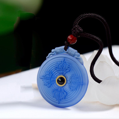 DÂY CHUYỀN TÂM CHÚ PHẬT DƯỢC SƯ ĐÁ LƯU LY