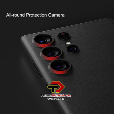 Ốp lưng lụa cho SamSung Galaxy S24 Ultra 5G chính hãng Memumi siêu mỏng, chống vân tay, bảo vệ camera sau - Hàng chính hãng