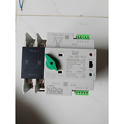 Bộ chuyển nguồn tự động 1 pha và 3 pha ATS 100A LW không làm reset thiết bị Kim xanh