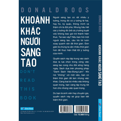 Sách kỹ năng :  Khoảnh Khắc Người Sáng Tạo - First News