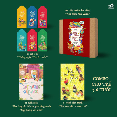 Combo 1 Nhã Nam mùa xuân dành cho bạn nhỏ 3-6 tuổi