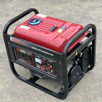 Máy phát điện ABG Wonju EU3500i - Máy Phát Điện Chạy Xăng Công Suất 3Kw Bình Nhiên Liệu Lớn Mức Độ Tiêu Thụ Nhiên Liệu Thấp Tiết Kiệm Điện An Toàn Với Môi Trường Có Thể Khởi Động Bằng Cách Gật Nổ Hoặc Đề