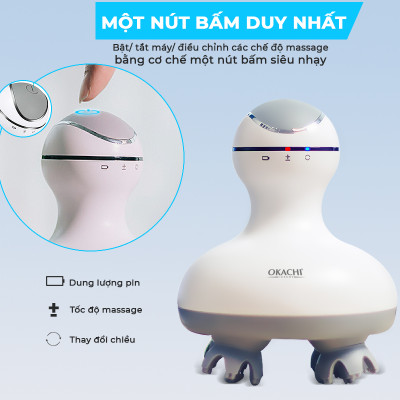 Máy massage đầu cầm tay OKACHI LUXURY JP-M210 