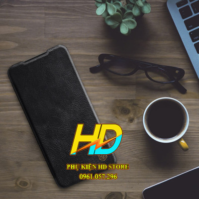 Bao Da Hiệu Nillkin Da Thật Cho Samsung Galaxy S21 FE Cao Cấp Có Ngăn Đựng Thẻ - Hàng Chính Hãng