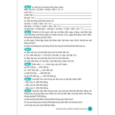 Sách - 500 Bài Toán Cơ Bản và Nâng Cao lớp 5 - Dùng chung cho các bộ SGK hiện hành - ndbooks