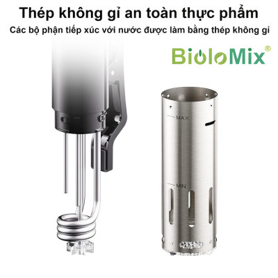 Máy nấu chậm Sous vide dùng cho gia đình thương hiệu Mỹ cao cấp BioloMix SV-9002 - Hàng nhập khẩu